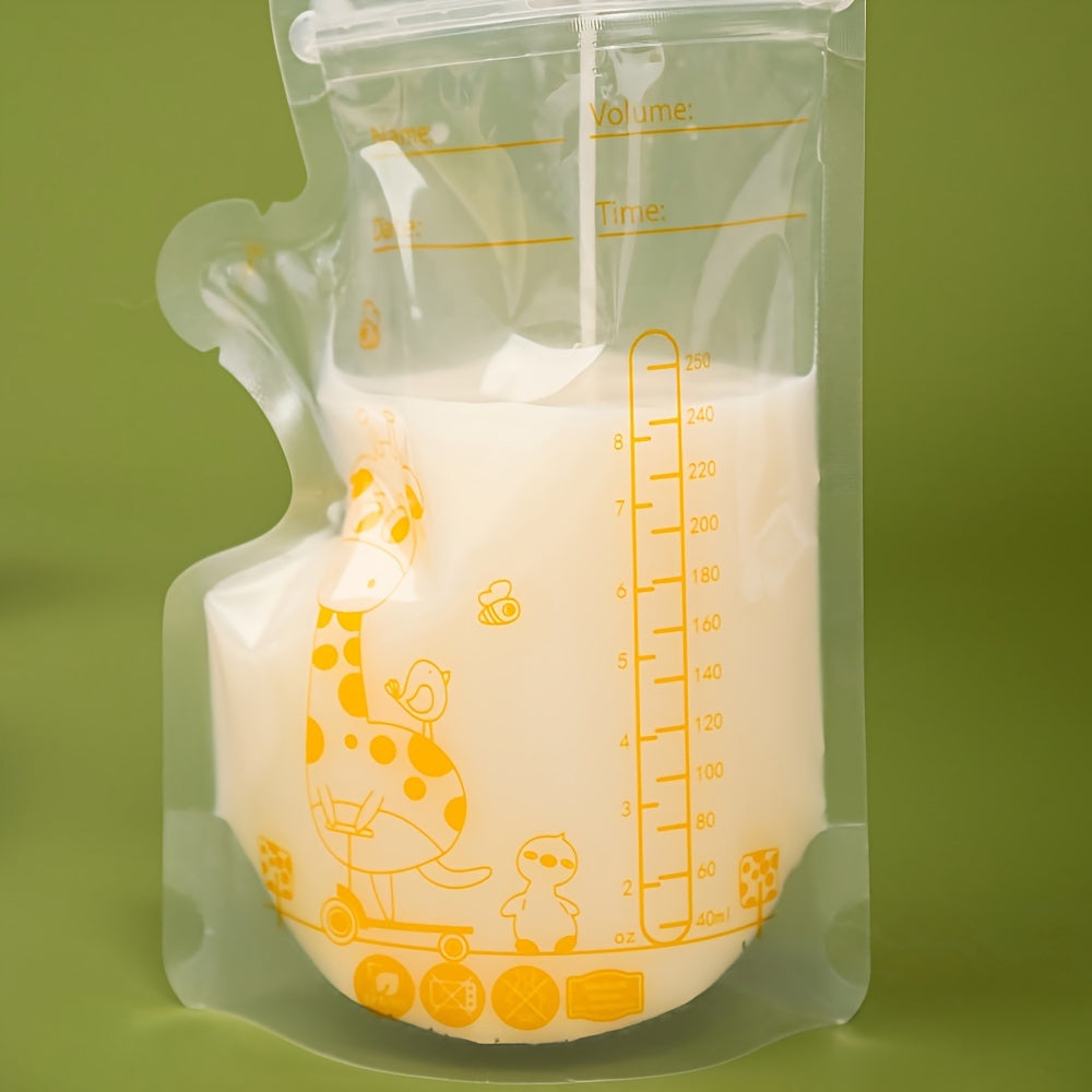 Fresh And Safe 60Pcs Breast Milk Bags For Storage