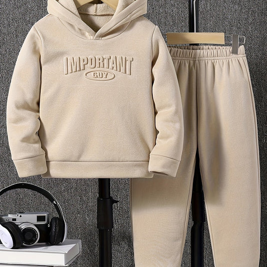 Trendy 2-Piece Outfit Featuring Important Print for Kids