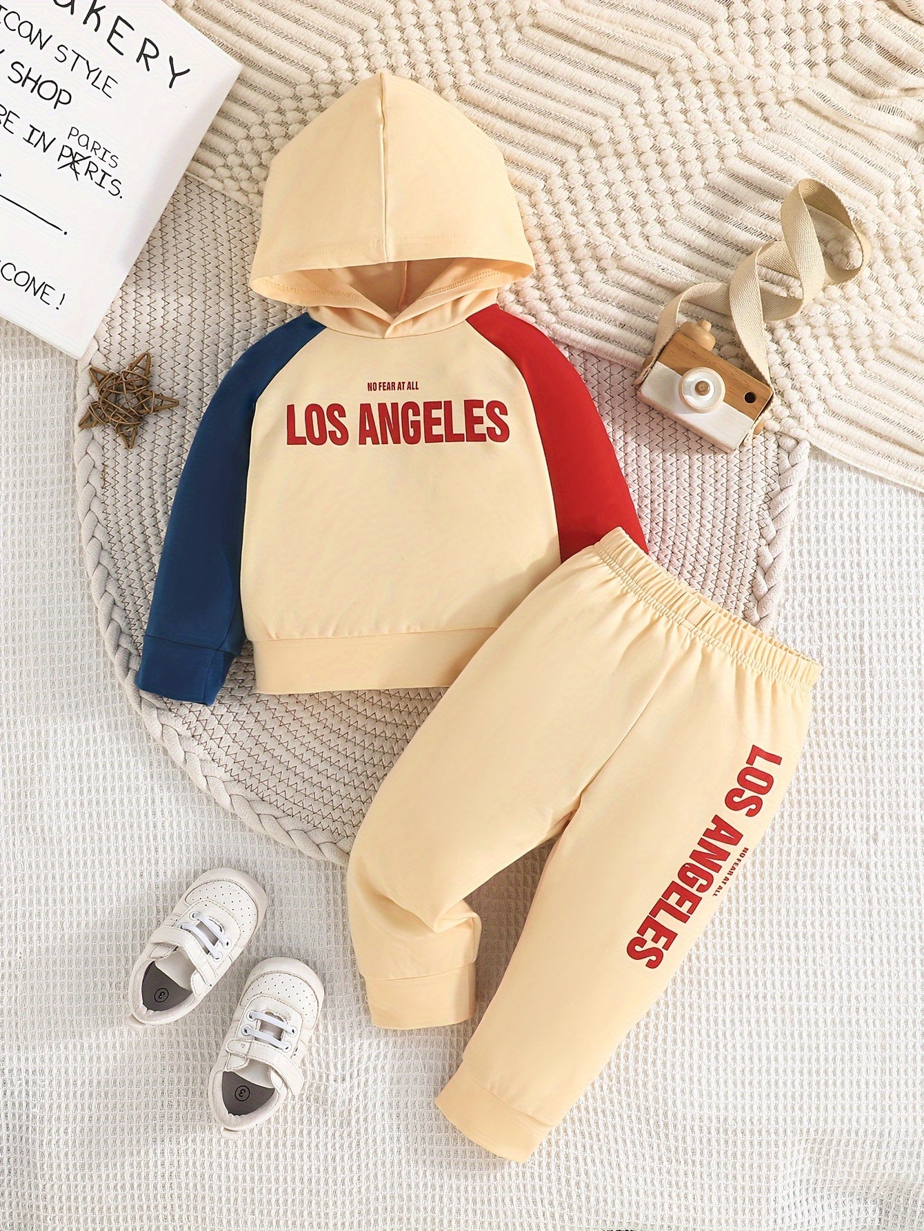 Boys' Los Angeles Hoodie & Pants Set for Active Play Fun - BabyHaven