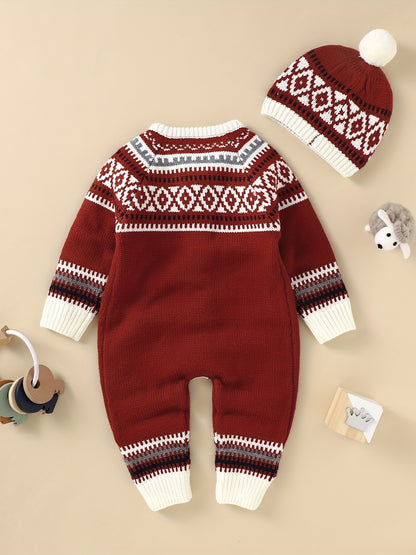 Cozy Baby Set With Classic Nordic Design For Infants