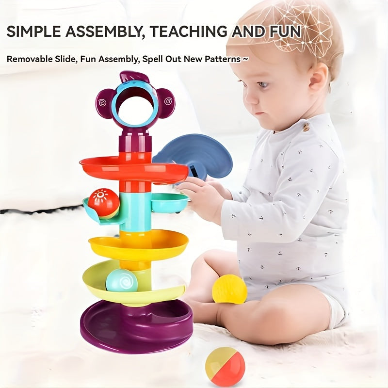 A Fun Track Ball Educational Toy for Creative Learning