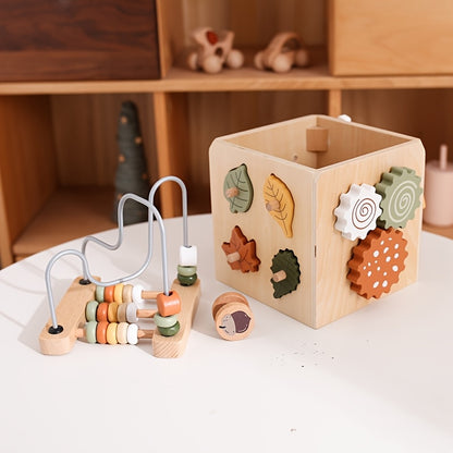 Kids Wooden Forest Playset for Creative Adventures