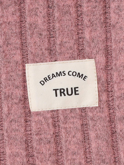 Pretty in Pink Adorable 2-Piece Shirt and Pants Set with 'Dreams Come True' label.