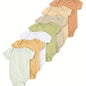 Colorful Collection: 7-Pack Of Assorted Color Rompers